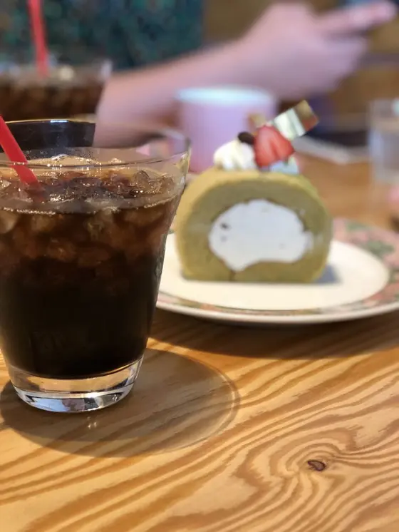 ケーキセットを注文した