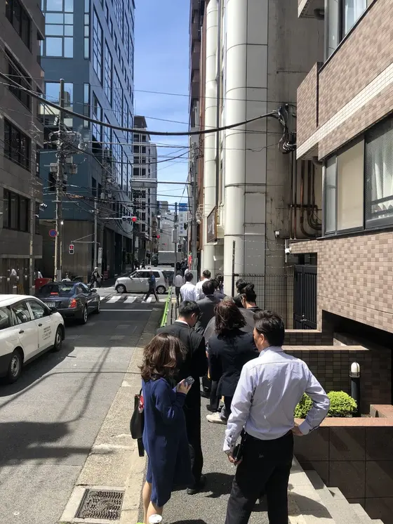 ランチ行列