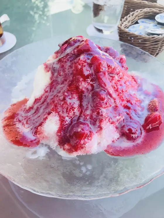 いちごのかき氷🍧