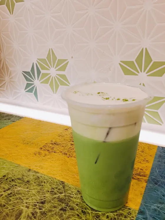 宇治抹茶チーズラテ(Ice)  550yen