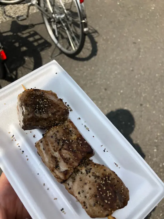 鮪のステーキ串