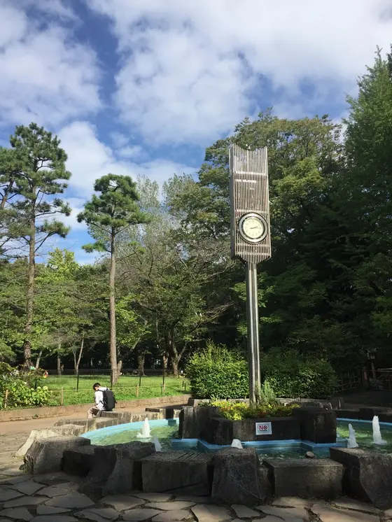 ⛲️噴水の横でおしゃべりでも…