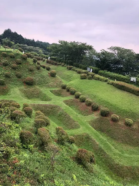 複列型障子堀（西ノ丸）