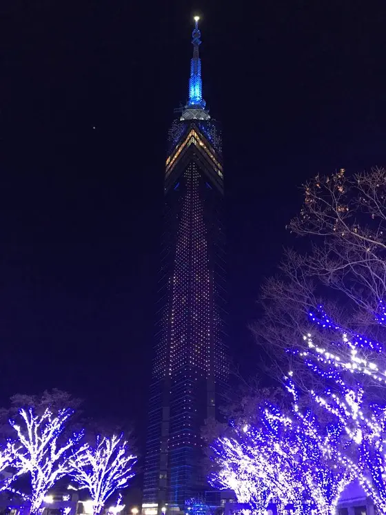 タワーのライトアップ