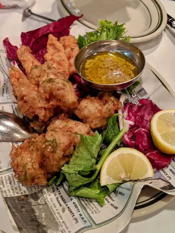 白子とふぐのフリット