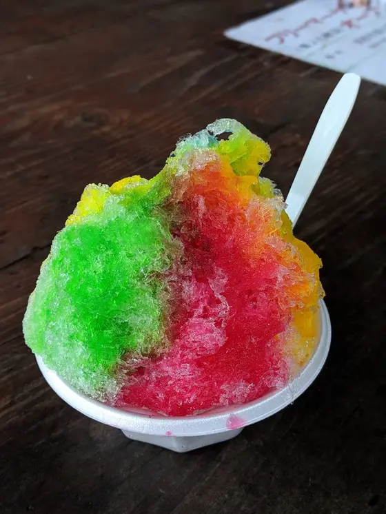 レインボーカキ氷