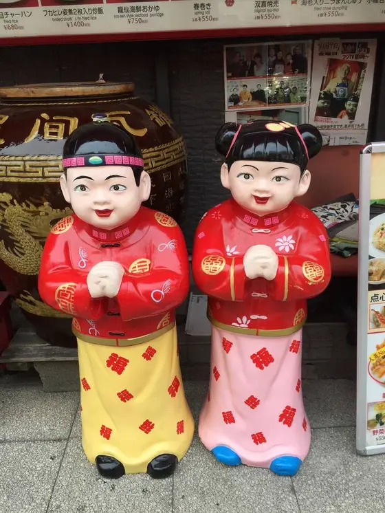 中華街っぽいオブジェ