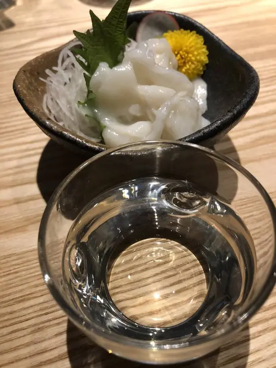 日本酒とえんがわわさび