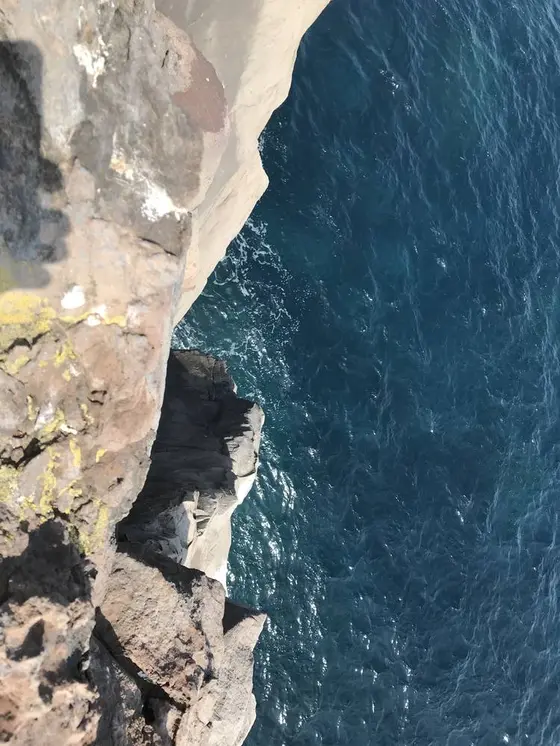 海の色が綺麗