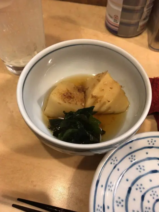 お通しのタケノコ