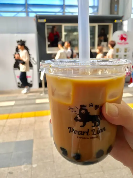 黒糖ミルクティー 500yen