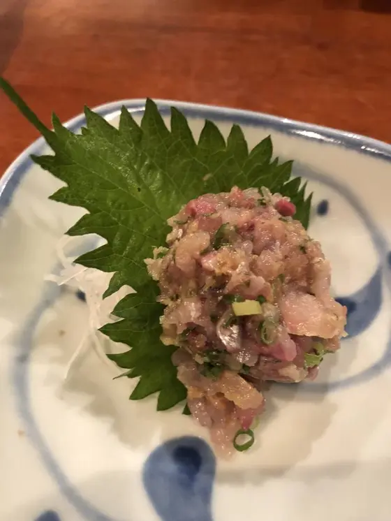 鯵のたたき