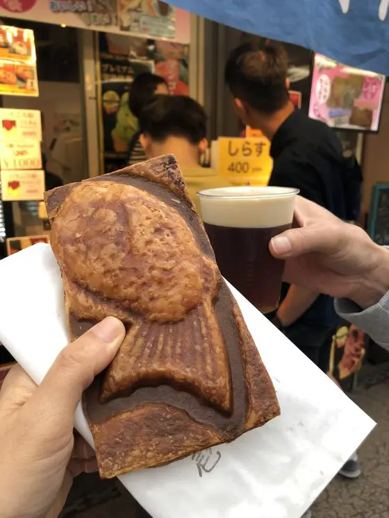 クロワッサンしらすたい焼き