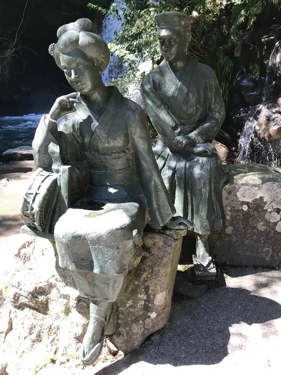 ブロンズ像「踊り子と私」