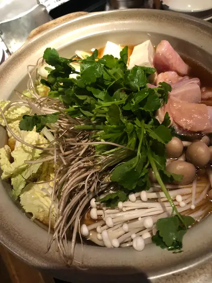 仙台とぃぇば、せり鍋！っが、ちょと苦手でした