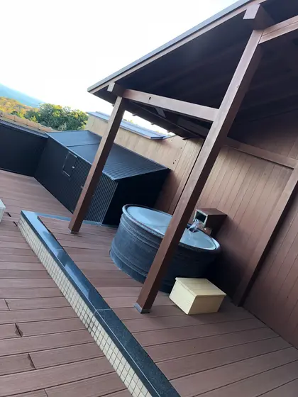 部屋風呂は気持ちぃいよ