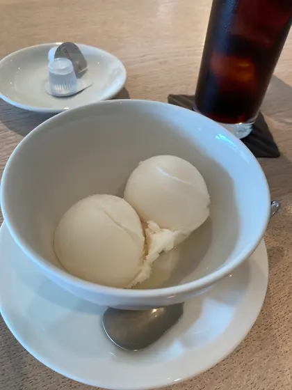 桃のジェラート