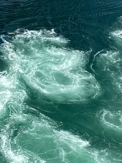 鳴門海峡の渦潮🌊