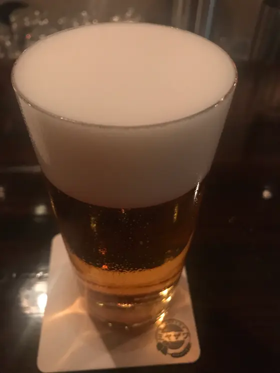 最高の泡のスーパードライ
