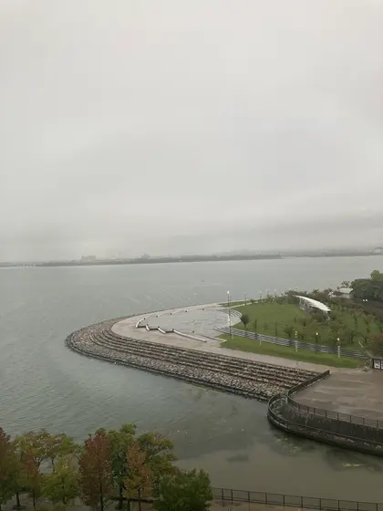 天気が悪い、、