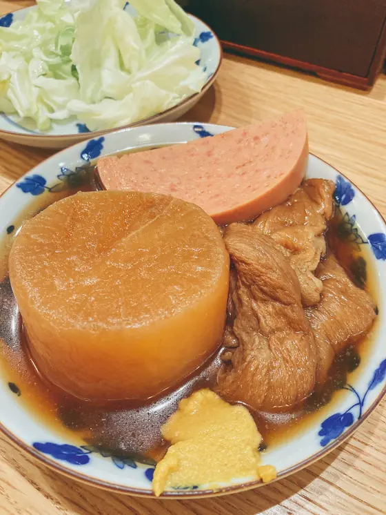 スパムのおでん！