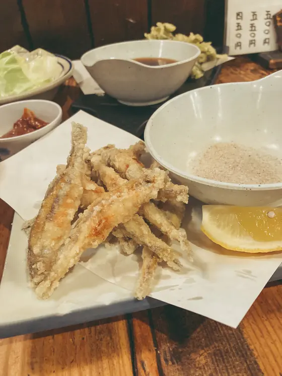ワカサギの唐揚げ