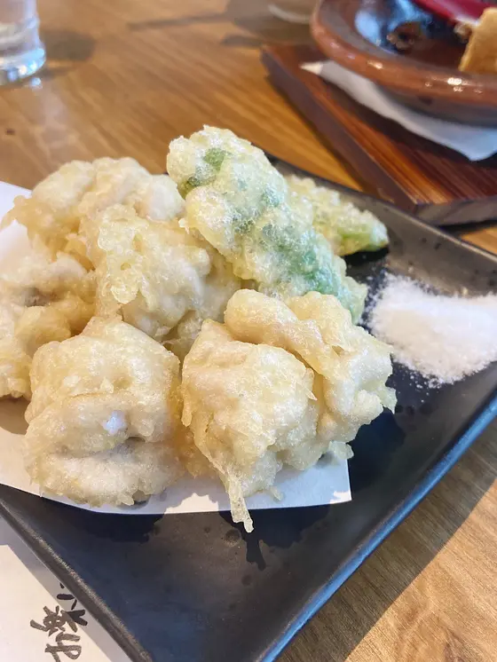 白子の天ぷら