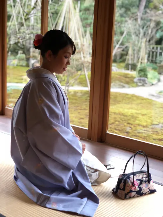 時雨亭で過ごす静かなひと時