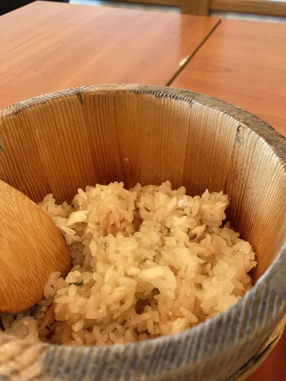 鯛飯はボリューム満点◎