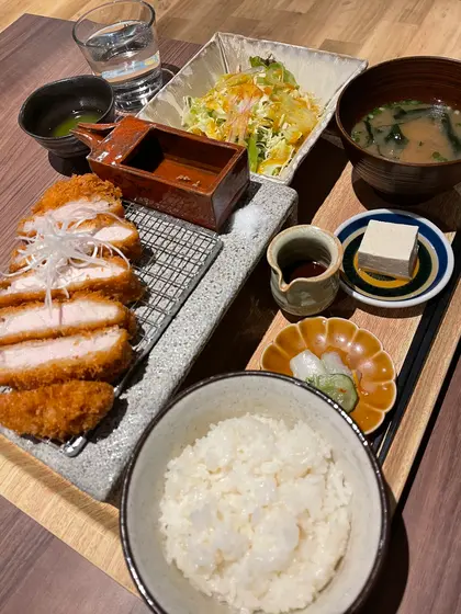 伯方のねぎ塩とんかつ定食 1,480円（税込）