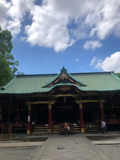 梅雨に入ったけど。根津神社本殿