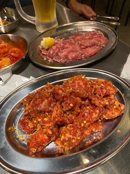 上塩タン 下ｷﾝｼﾞﾃｶﾙﾋﾞ