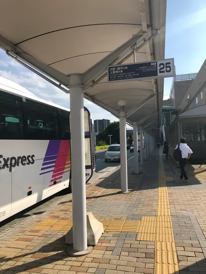 長野駅東口に到着