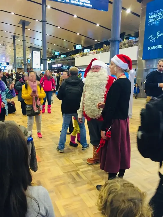 12月はサンタクロースも登場