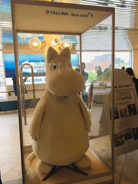ムーミンも待っている