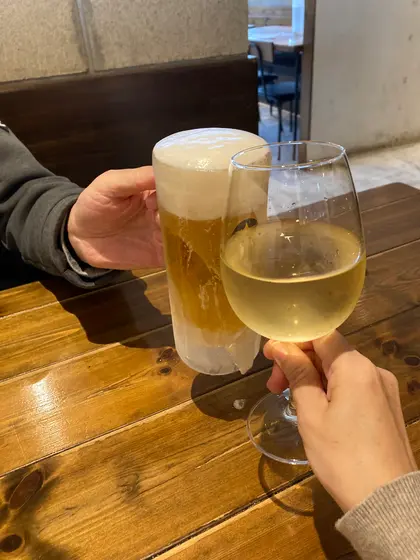 ランチビール&ワインで昼飲み