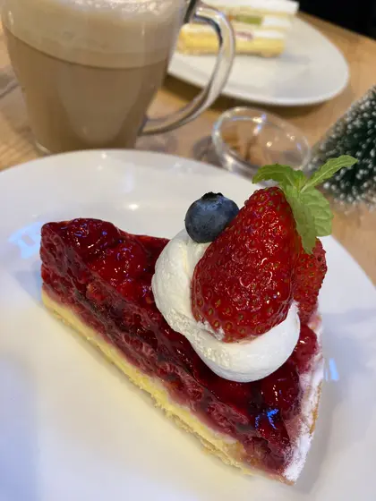 赤いベリーのタルト