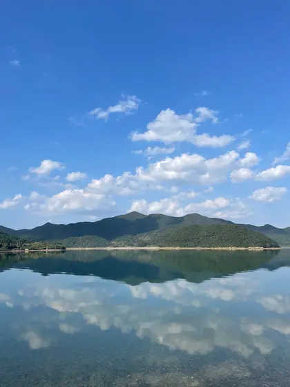 途中に広がるのどかな景色