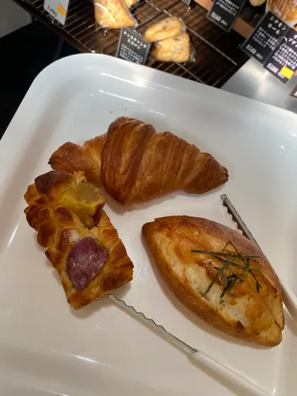 鳴門金時クロッカンと明太フランスとクロワッサンを購入！