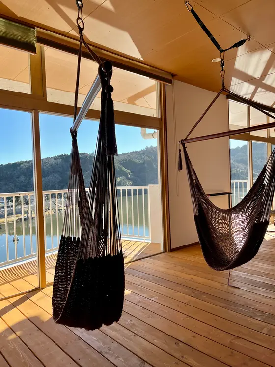 特別室のハンモック