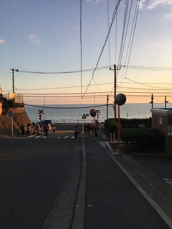 夕日もめっちゃ綺麗です！