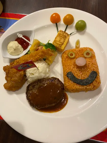 チャギントンルーム宿泊特典のお子様ランチ