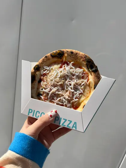 シラスのピザ