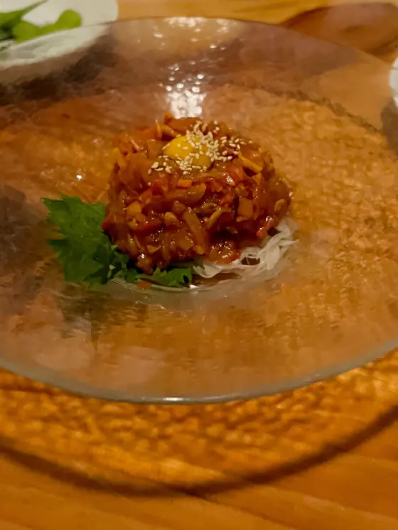 鶏のたたきユッケ