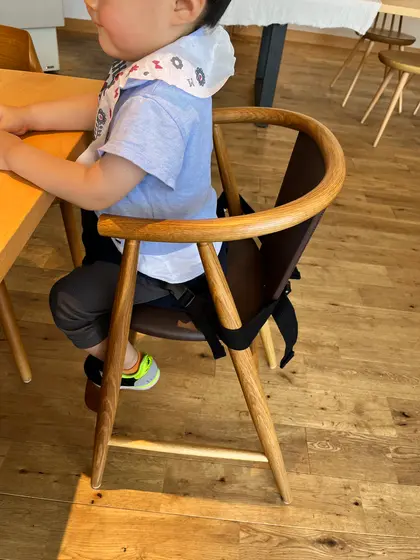子供椅子ありました。