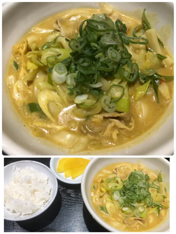 基本のカレーうどん