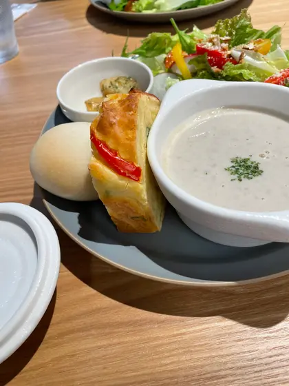 サラダとスープのセット