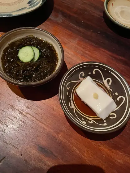 もずくとジーマーミー豆腐