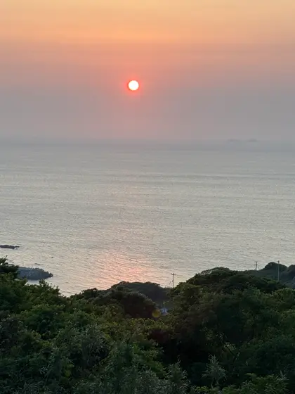 綺麗な夕陽