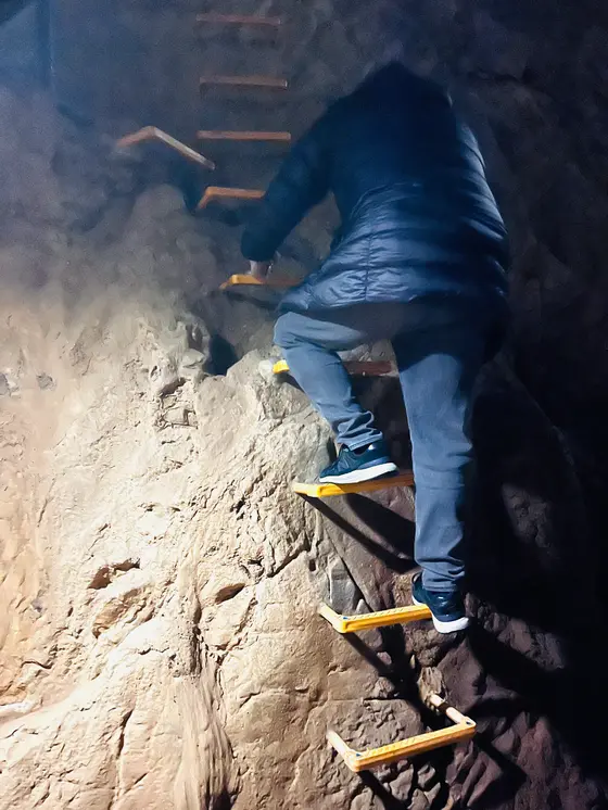 🧗‍♀️秋芳洞冒険コース（体験料: ¥300、所要時間: 約20分）